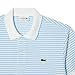Lacoste Men's Classic Fit L.12.12 Striped Petit Piqué Polo Shirt, White/Overview, Medium