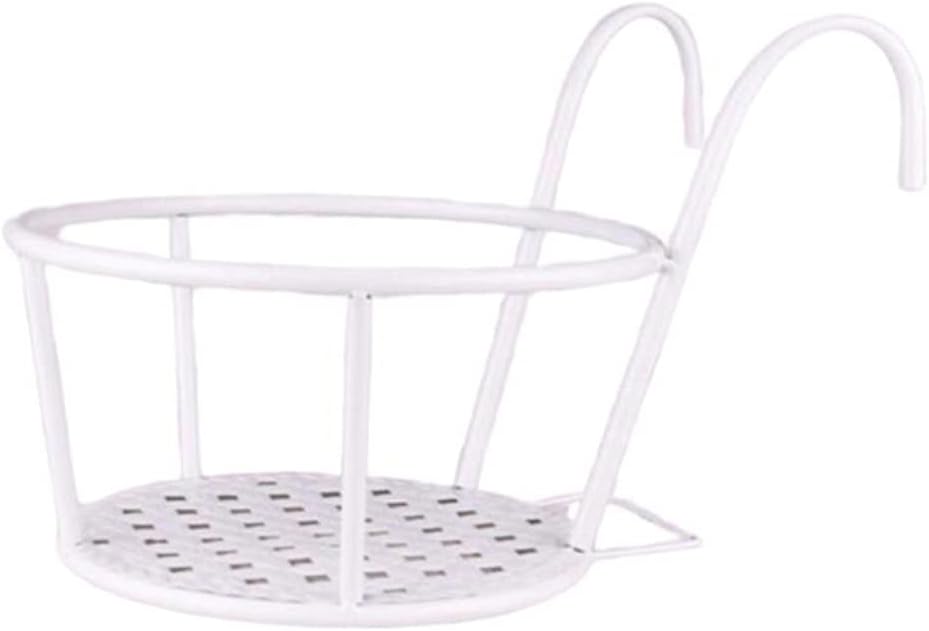 Metal Plant Stand Plant Shelf Hanging Rack Type Basin Window Shelf Stand Flower Home Balcony(E)