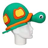 FOAM PARTY HATS: Turtle Hat - Sea Turtle Hat - Turtle Shell Hat - Turtle Gift Hat - Handmade Animal Hat - Mutant Ninja Hat - Animal Lover Hat