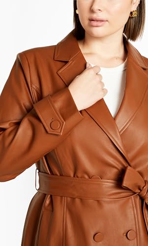 City Chic Women's Plus Size Coat - Phylis Trench4