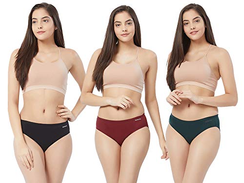 Image of Fruit of the Loom Women's Bikini(Colors and Prints May Vary) (Pack of 3)