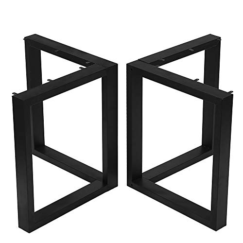 Super Cheap 🛒 Metal Table Legs Cast Iron Dining Table Legs,Industrial Black Desk Legs Bench Legs,Rustic Heavy Duty DIY Furniture Legs,Square Tube Coffee Table Legs 2 PCS(28” Height 35” Wide) Buy 2 get 3 Metal Table Legs Cast Iron Dining Table Legs,Industrial Black Desk Legs Bench Legs,Rustic Heavy Duty DIY Furniture Legs,Square Tube Coffee Table Legs 2 PCS(28” Height 35” Wide)