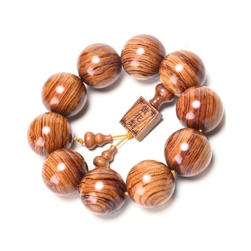 Image of Natural Wooden Adult Bracelet Spring Chain Bracelet， 1pc /pack