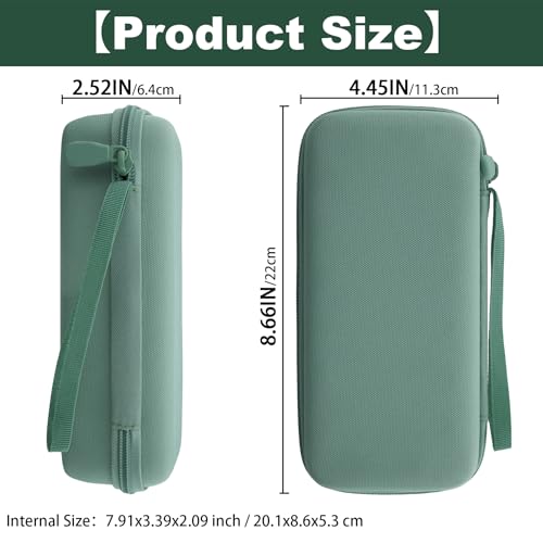 Image of Aenllosi for GameSir X5s /GameSir X5 Lite Mobile Gaming Controller Hard Carrying Case,Phone Controller Organizer, Green (Case Only)