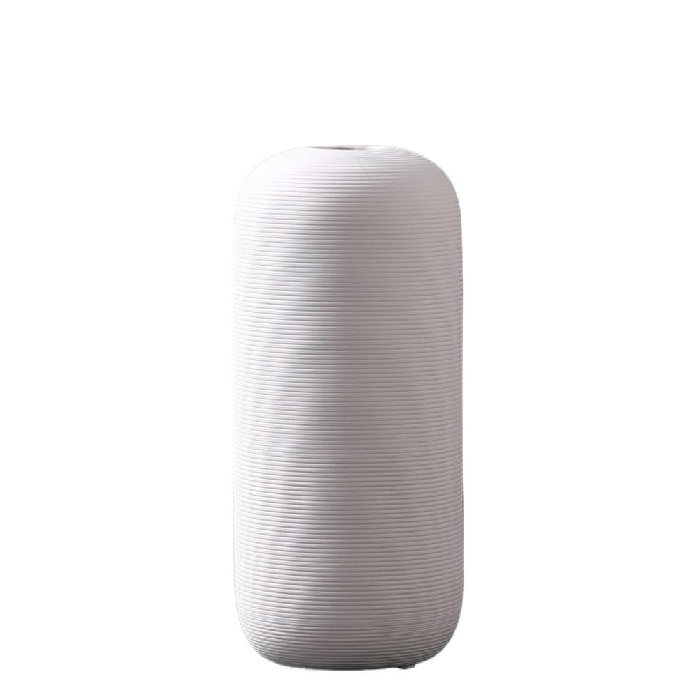 flower vase Simple Pure White Ceramic Vase Arrangement Living Room Home Decoration Flower