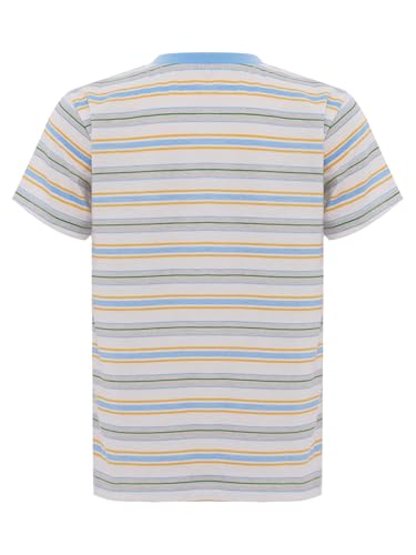 easyforever Kids Girls Boys Striped T-Shirt Crew Neck Short Sleeve Cotton Casual Loose Tops Summer Tee Soft Shirts4