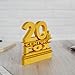 MO'FUN - 20th Century Fox Logo Toy Sign, Finished in High Detail Shiny Gold - Large 4.5"