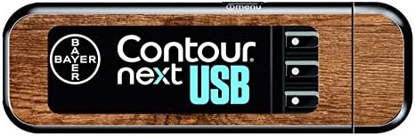 Bayer Contour Next USB Vinyl Sticker (Wood)