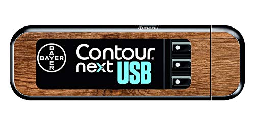 Bayer Contour Next USB Vinyl Sticker (Wood)