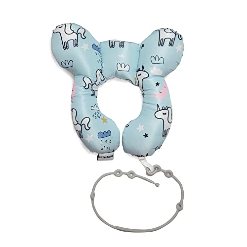 Image of Infant Neck Support, u-Shape Travel Pillow (Unicorn)