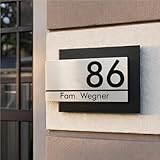 🏠INDIVIDUELL - So individuell wie Sie. Die personalisierbaren und eleganten Hausnummern Schilder von EDS-Werbemedien verleihen Ihrem Eingangsbereich das gewisse Etwas.