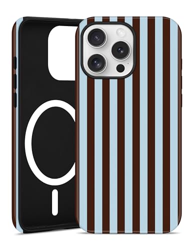 Coque MagSafe iPhone 14 Pro antichoc finition rayures pastel