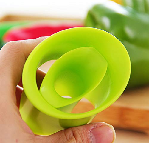 AKOAK 1 pacote de descaroçador de pimenta, ótimo separador de vegetais e frutas para cozinha, pode r