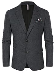 Dark Grey Herringbone