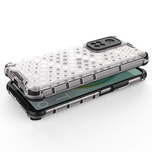 Image of Glasgow | for Mi 10T Pro Honeycomb Pattern Back Case Cover for Mi 10T Pro - Transparent