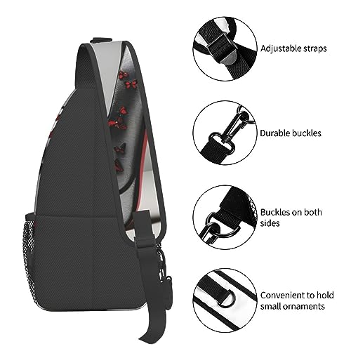 Mochila tipo Sling Butterfly High Heel para hiking miniatura 5