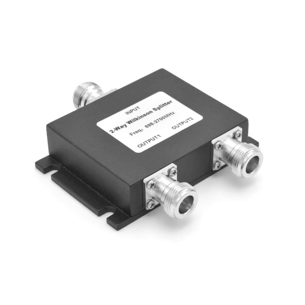 Splitter a 2 vie N femmina 50 Ohm WS2W Splitter segnale cellulare per LTE CDMA GSM 3G 4G 5G segnali 698~2700MHz per amplificatore ripetitore del segnale mobile Booster