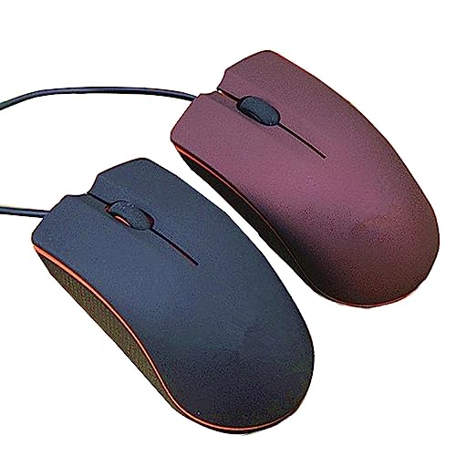 Image of CALANDIS Portable USB Wired Mouse 1000 DPI Office Gadget for Desktop Computer Purple | Mice, Trackballs & Touchpads | Keyboards, Mice & Pointers