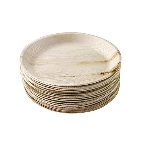 Quick Fresh Acacia Plate Big Size 10, Pack of 25