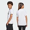 adidas Unisex Kids Essentials Big Logo T-Shirt, White/Black, 9-10 Years #1