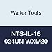 Walter Tools NTS-IL-16 024UN WXM20 Carbide NTS Threading Inserts, Internal Thread, Full Profile, American UN 60 Degree (Pack of 10)