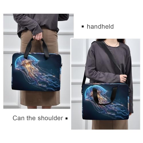 Bolso banda para laptop con estampado de medusa miniatura 2