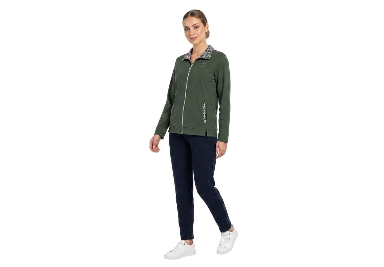 CAMPAGNOLO Tuta donna DYNAMIC F.LLI completo tempo libero estiva aperta con zip pantalone con tasche articolo 8E76531