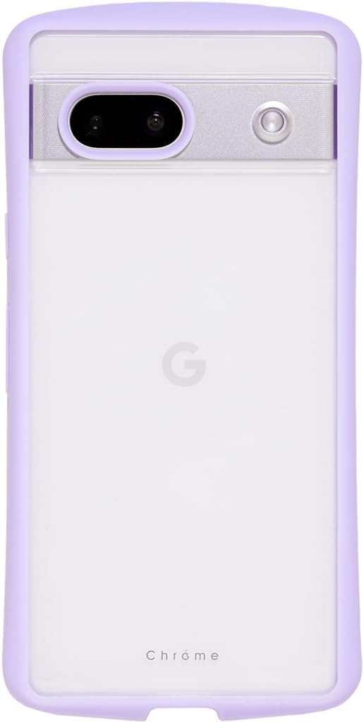 NATURAL design Google Pixel 7a Back Case ChromeCLEAR (Lavender)