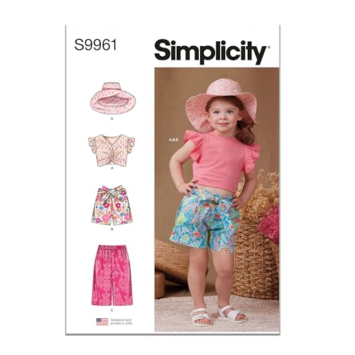 Patron couture tricot haut réversible et bas Simplicity SS9961A extensible