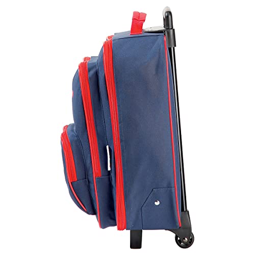 Lillian Vernon Personalized Rolling Luggage For Kids All Sports Design, 4.5" X 12" X 16.75"H #TOP6