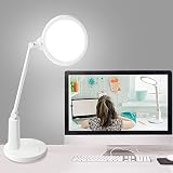 LED Desk Lamp Adjustable Light, Modern Study Desk Lamp Daylight Lamp, Bright Full Spectrum 2-in-1Ene