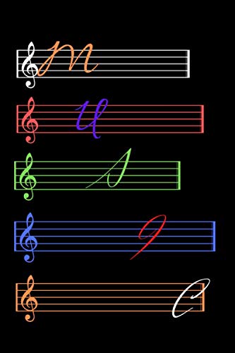 Cahier de musique partitions et chant grand format pour musiciens