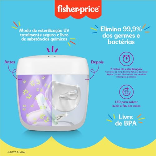 Esterilizador de Chupeta Recarregável Fisher Price - BB1227