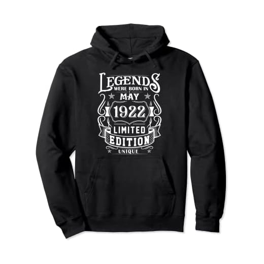 Cumpleaños Mayo 1922 Edición Limitada Regalo Legend May Sudadera con Capucha