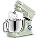 Vospeed Stand Mixer,5 Quarts 8-Speed 1000W Tilt-Head Food Mixer, Kitchen Electric Standing Mixer With Dough Hook, Whisk, Beater, Splash Guard & Mixing Bowl For (Green)