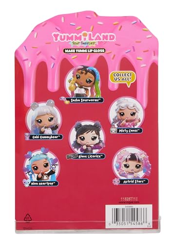 Muñeca Yummiland con Brillo Labial DIY y Llavero miniatura 6