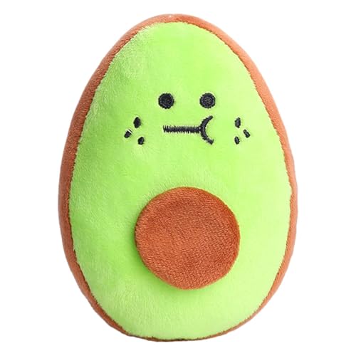 Luxuriöses Hundespielzeug – Avocado Haustier-Spielzeug, 15 cm, ein gefüllter Welpe spielt weichen und langlebigen Stoff, sicher zum Zahnen, niedliche interaktive kleine Hunde