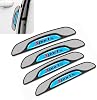 4 Piezas Protectores de Borde de Puerta para Autos Deportivos, Protector de Auto Antirrayas, Adorno Flexible Luminoso para Parachoques, Ajuste Universal para la Mayoría de Autos Camionetas SUV (Gris) 2