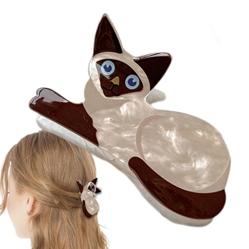 Cat Hair Clips for Women | Animal Hair Clips,Cute Claw Clip Hairgrip, Little Cat Hair Catch Claw Barrette, Kitty Hair Clip for Women Ladies