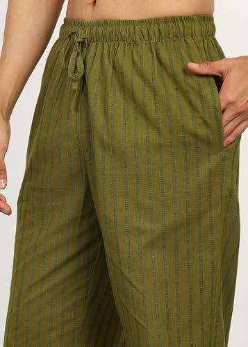 Image of Men's Cotton Linen Pajama