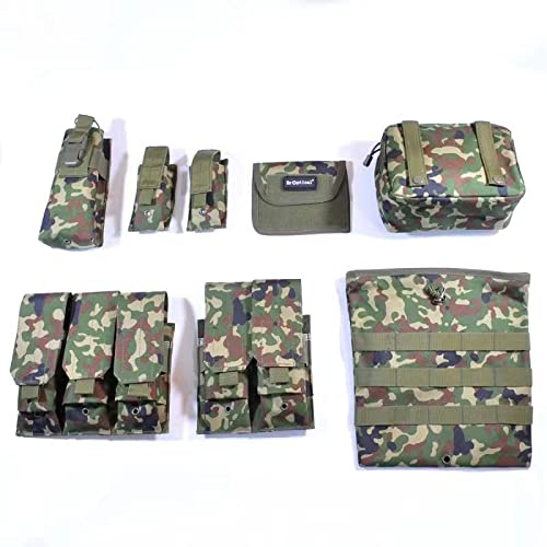 迷彩服　マガジンポーチ　セット Amazon.co.jp: Broptical 【8点セット】ミリタリー マガジン
