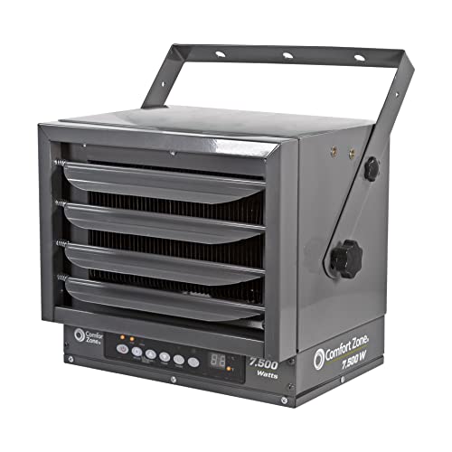 Comfort Zone CZ230ERG 7,500Watt, 240v HardWired Digital FanForced