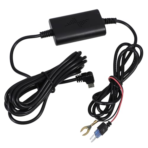 Cable para grabadora de coche 12v a 5v con conector mini en ángulo derecho y protección de batería