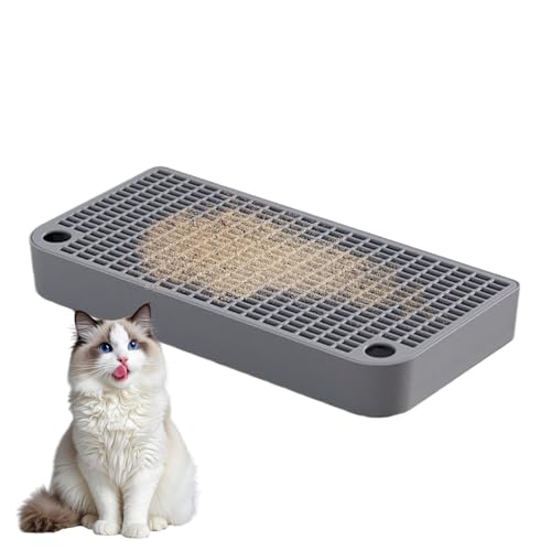 猫のごみ箱の高さ、猫のランプリッターボックスステップ - フィルター関数を備えた二重層のごみわたし | 猫用トイレスロープ ペット、バニー、アニマル用の防水ホーム子猫トイレランプペダル