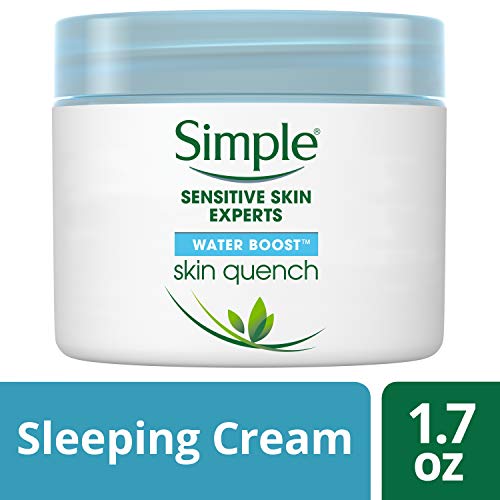 Simple Water Boost Skin Quench, Sleeping Cream, 1.7 Fl Oz (Pack of 1)