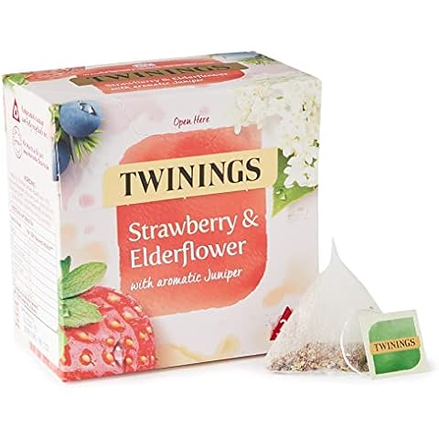 Twinings Strawberry and Elderflower Herbal Tea Bags Cover