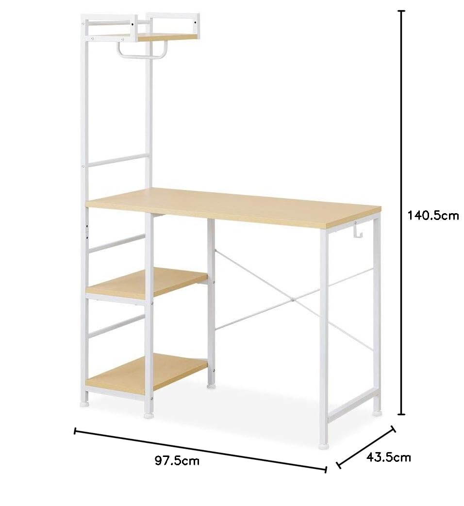 Amazon | moca company Alpaca デスク ハンガー ラック付き 省スペース Amazon | moca company Alpaca デスク ハンガー ラック付き 省スペース