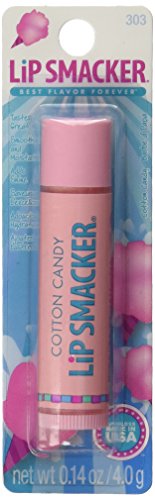 Lip Smacker Flavored Lip Balm, Flavored Moisturizing, Smoothing Soft Shine, Hydrating & Protecting Fun Tasty Flavors, Cruelty-Free & Vegan - Cotton Candy 14oz