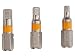 Produktbild 5x 3-teilig Bitset bit set ((Ringfarbe bernsteingelb)  H3, H4, H5)