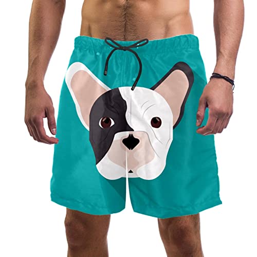 Short de plage bouledogue homme pour piscine et terrasses
